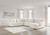 Ashley Chessington Ivory 4-Piece Sectional with Chaise 61904/17/66/77/34
