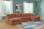 Ashley Modmax Granite 4-Piece Sectional with Chaise 92104/17/46(2)/64