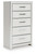 Ashley Birmonton White Chest of Drawers