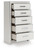 Ashley Birmonton White Chest of Drawers