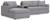 Ashley Modmax Granite 4-Piece Sectional with Chaise 92104/16/27/46/65