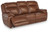 Ashley Healy Pier Chocolate Power Reclining Sofa