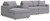 Ashley Modmax Granite 4-Piece Sectional with Chaise 92104/16/46/57/65