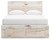 Ashley Lawroy Light Natural Queen Panel Storage Bed