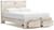 Ashley Lawroy Light Natural Queen Panel Storage Bed