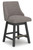 Ashley Neymorton Dark Grayish Brown Counter Height Barstool (Set of 2)