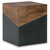 Ashley Trailbend Brown Gunmetal Accent Table