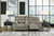 Ashley Next-Gen Gaucho Putty Reclining Loveseat with Console