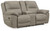Ashley Next-Gen Gaucho Putty Reclining Loveseat with Console