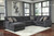 Benchcraft Tracling Slate 3-Piece Sectional with Chaise 72600/17/34/66