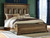 Ashley Channley Brown King Panel Storage Bed