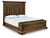 Ashley Channley Brown King Panel Storage Bed