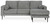 Ashley Hazela Charcoal Sofa Chaise