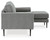 Ashley Hazela Charcoal Sofa Chaise