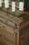 Ashley Channley Brown Dresser and Mirror