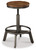 Ashley Torjin Brown Gray Counter Height Stool (Set of 2)
