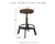 Ashley Torjin Brown Gray Counter Height Stool (Set of 2)
