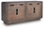 Ashley Elliston Espresso Brown Accent Cabinet