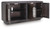 Ashley Elliston Espresso Brown Accent Cabinet