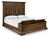 Ashley Channley Brown California King Panel Storage Bed