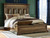 Ashley Channley Brown California King Panel Storage Bed