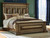 Ashley Channley Brown California King Panel Bed