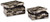 Ashley Ellford Black Brown Cream Box (Set of 2)