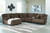Ashley Top Tier Alloy 6-Piece Reclining Sectional with Chaise