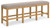 Ashley Havonplane Brown 72" Counter Height Dining Bench
