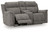 Ashley Next-Gen Durapella Slate Power Reclining Loveseat with Console