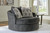 Ashley Biddeford Shadow Oversized Swivel Accent Chair