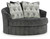 Ashley Biddeford Shadow Oversized Swivel Accent Chair