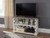 Ashley Havalance Gray White Sofa/Console Table