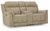Ashley Next-Gen Durapella Sand Power Reclining Loveseat with Console