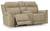 Ashley Next-Gen Durapella Sand Power Reclining Loveseat with Console