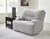 Ashley Acklen Place Pewter Oversized Power Recliner