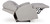 Ashley Acklen Place Pewter Oversized Power Recliner