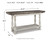Ashley Havalance Gray White Sofa/Console Table T814-5