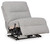 Ashley Acklen Place Pewter 7-Piece Power Sectional Reclining Sofa with Storage Console
