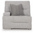 Ashley Acklen Place Pewter 7-Piece Power Sectional Reclining Sofa with Storage Console