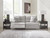 Ashley Acklen Place Pewter 7-Piece Power Sectional Reclining Sofa with Storage Console