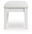 Ashley Chalanna White Vanity Stool