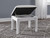 Ashley Chalanna White Vanity Stool