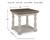 Ashley Havalance Gray White End Table