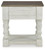 Ashley Havalance White Gray End Table