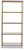 Ashley Ryandale Antique Brass Finish Bookcase