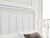 Ashley Chalanna White King Upholstered Storage Bed