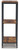 Ashley Bevinfield Brown Black Bar Cart