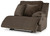 Ashley Top Tier Chocolate 3-Piece Reclining Sofa Chaise Sectional