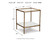 Ashley Ryandale Antique Black Accent Table